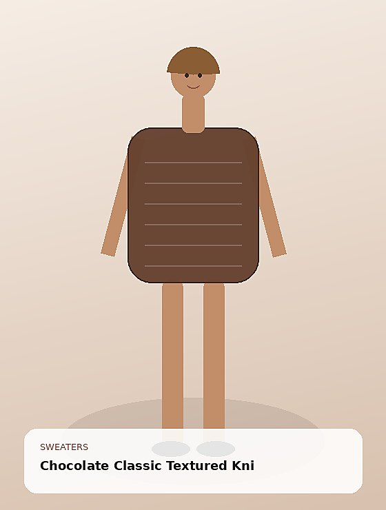 Chocolate Classic Textured Knit